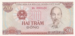 200 Dong 1987 Vietnám   A képen látható állapotban