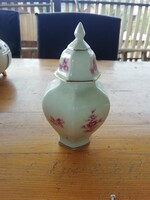 Porcelán Hollóházi váza fedeles képeken látható állapotban