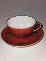 Zsolnay porcelán kávés csésze aljjal