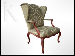 Egyedi klasszikus stílusú olvasó fotel - füles fotel