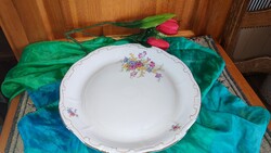 Zsolnay barokk , aranytollazott nagy lapos kínáló.