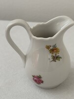 Régi kőporcelán Zsolnay tejes kiöntő