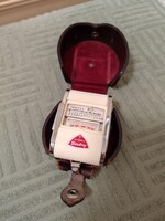 Gossen Sixtry vintage retro fénymérő bőr tokban