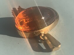 BOROSTYÁN -HALACSKA-MEDAL orosz -aranyozott foglalatban-Hibátlan!