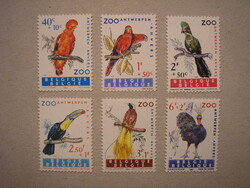 Belgium - Fauna, madarak 1962