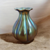 Zsolnay Eozin Gerezd Vàza - Hibàtlan