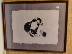 Földi Péter - Fióka (Merített papíron)