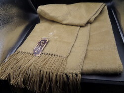Alpaca Camargo (eredeti) ÚJ! unisex meleg, luxus extra fine gyapjú sál 177 x 23 cm + rojt 11 cm