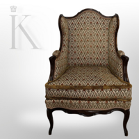 Klasszikus olvasó fotel - füles fotel