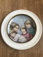 Álomszép EDNA HIBEL kézzel festett limitált porcelán