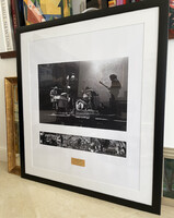 THE DOORS 1968 JIM MORRISON Fillmore East, New York Poszter Eredeti Jeggyel Üvegezett Keretben