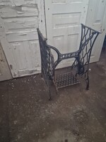 Régi Singer asztal régi Singer varrógép láb öntvény vas asztal antik