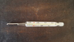 Régi,magyar higanyos lázmérő