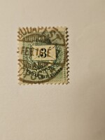 1881-es 3 kr bélyeg Színesszámú krajcár -o-