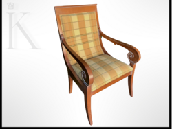 Olasz design XXL karos fotel