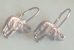 ELEFÁNT-FÜLBEVALÓ-ezüstözött alpakka-indiai-