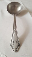 Régi,ezüstözött szószos,mártásos merőkanál
