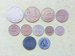 Románia 11 db Különböző Érme 5 15 25 Bani 1 2 3 5 Lej Lei 1941-1978