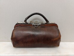 Antik orvosi táska orvos doktor patika eszköz szerszám kis méretű 369 6245