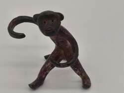 Walter Bosse  bronz Majom figurás só bors tartó