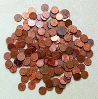 183 db Vegyes Euro Cent 1 2 5 Cent Kb az összes Eurós országból