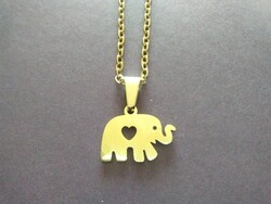 Nemesacél nyaklánc medállal