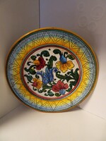 Beautiful flawless Italian Deruta ceramic wall decoration.