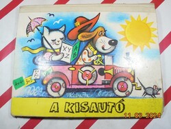 A kisautó - mesekönyv kiugró, kihajtható ablakokkal