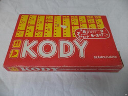 Kody retro társasjáték, számolójáték (298)