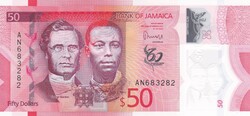 50  Dollár  2022   Jamaica  A képen látható állapotban