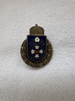 Ciszterci iskolai szép sapkajelvény 1920-44. 28x21 mm