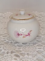 Hollóházi porcelán CUKORTARTÓ ritkán előforduló mintával