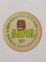 SARIS csehszlovák söralátét, poháralátét - régi