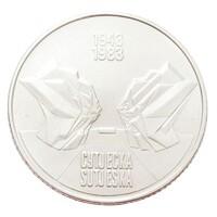 Jugoszlávia,10 dinara 1983 - A Sutjeskai csata 40. évfordulója aUNC+ nikkel