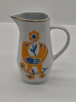 Zsolnay art deco extra ritka madaras vizeskancsó.Hibátlan!