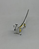 Hollóházi porcelán art deco tacskó!