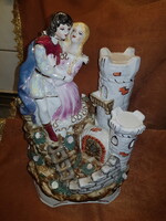 Sérült, Roceram  Alba-Iulia  román jelenetes porcelán!