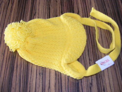 70-es évekből kötött baba, gyermek vagy játákbaba sapka  Új.