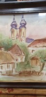 Szőnyi I. szignóval ellátott akvarell. Nagyon szépen megfestett. 30x35 cm kerettel.