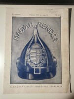 Magyar Rendőr 1937/10.szám