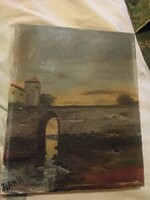 Régi festmény Hahn szignóval.