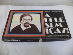 Fele sem igaz retro társasjáték, Vágó István (2905)