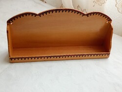 SFX - Falipolc fűszertartó Fa polc 70-es évek retro