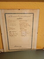 Weöres Sándor és Farkas Ferenc és sok más író aláírása 1947 ből