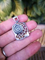 Különleges férfi ezüst medál