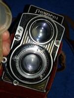 BŐRTOKOS Csehszlovákia Meopta Flexaret VI Ikerlencsés tükörreflexes fényképezőgép GYÁRI ÁLLAPOTBAN