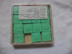 Retro trafik puzzle, zöld, újszerű (2278)