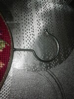 VÁLLFA - KÉZI HÍMZETT - GOBELINES - BÁRSONY - VÁLLFA - 43 x 7 cm - RÉGI - OSZTRÁK - HIBÁTLAN