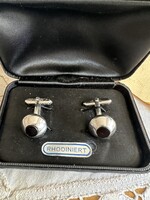 Rhodiniert mandzsettagomb ródiomozott eredeti dobozában