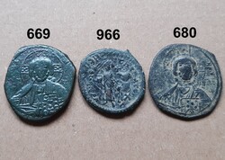 Egységáras Bizánci érmék - leírás a szövegben - Az ár 1 darabra vonatkozik!